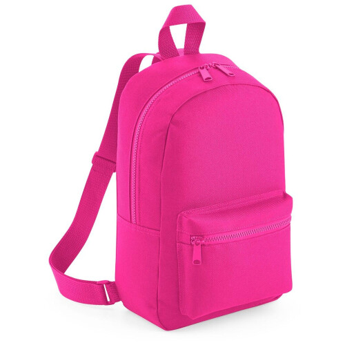 BagBase (One Size, Fuchsia) Bagbase Mini Essential Backpack/Rucksack Bag