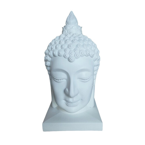 Boeddha-hoofdsculptuur, 60 cm, weerbestendig polyhars 1