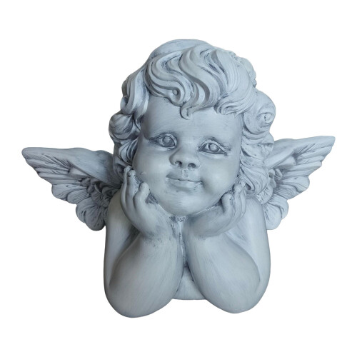 Grafengelbeeldje, 31 cm, polyhars, weerbestendig 1