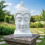 Boeddha-hoofdsculptuur, 60 cm, weerbestendig polyhars 3