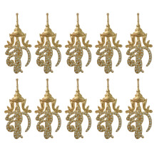 Metal Butterfly Bows Pin For Clothing Or Purse-gold point