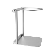 Foldable Coffee Drip Holder Pour Over-Round head silver br
