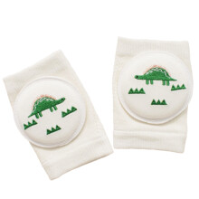 Soft Breathable Polyester Knee and Elbow Pad for-green dinosaur
