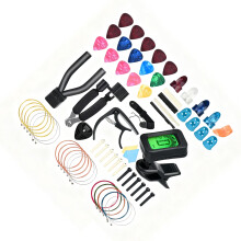Pack d'accessoires pour guitare, médiators, capodastre,