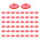 Marqueurs de Position de Golf en plastique-Rouge transparent 1