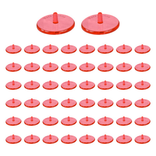 Marqueurs de Position de Golf en plastique-Rouge transparent