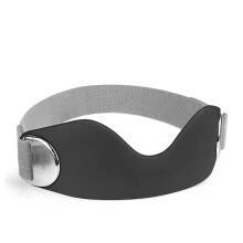 Adjustable Silicone Patella Knee Support Strap for-Black