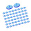 50pack Assorted Color Plastic Golf Position-Transparent Blue 1