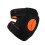 Knee Protector Wrap Sleeve Silicone Padding Impact-black orang 1