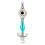 Compacts Saltwater Octopuses Lures With Bright LED Light-Blue 1