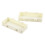 Guitar Pickup Covers Made from Plastic Aged White Color for Easy 1