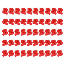 50Pcs Sports Whistle with Lanyard for
