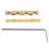 Flat Bottom Bass Pre-Slotted Brass Nut Replacement Music 1