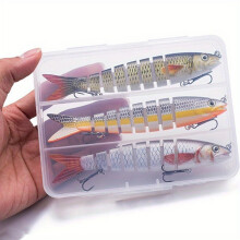 High Strengths Slow Sinking Baits Features Flexible Tail-Set A