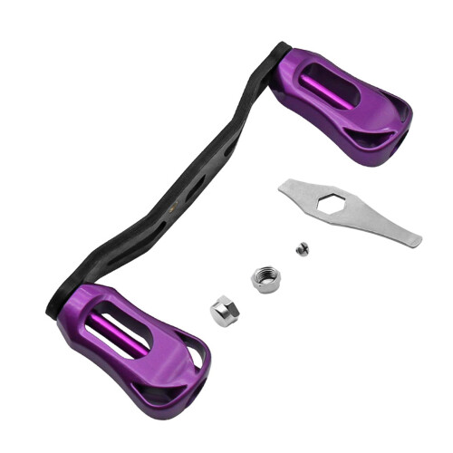 Angelrollen Griff Baitcasting Trolling Rollen Rocker-Lila