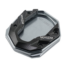 Scooter Kickstand Voet Zijstandaard Extension Pad-Zwart