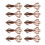 10Pcs Soft Crawfish Baits Artificial Baits Swimbait-ColorF 70MM 1