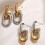 Clous d'oreilles élégants, bijoux d'oreille confortables,-46217 5
