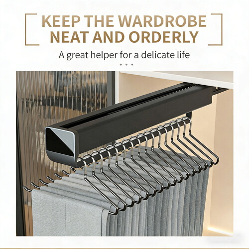 Thin Design 31cm Adjustable Clothes Hanger Ideal For Small-41 2