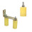 Sliding Door Frame Stabilizer Thickened Slide Gate-50x150 two 2