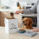Bewaarbox voor dierenvoer met deksel en schepje 1