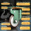 Large 70mm Rotating Rollers Including Brake Mechanism-2.5 Inch 2