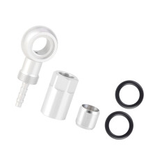 Lichtgewicht aluminium remmen, olienaaldprecisie-zilver