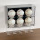 Acryl-Baseball-Softballschläger-Vitrine, kompakte Vitrine, 6