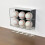 Clear Baseball Bat Display Box Wall Mounted Ball Display Holder 7