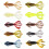 10 Stück weiche Langustenköder, künstliche Köder,-FarbeG 70MM 2