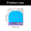 Tear Resistant Table Tennis Racket Protection Cover Table-White 3