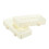 Guitar Pickup Covers Made from Plastic Aged White Color for Easy 4