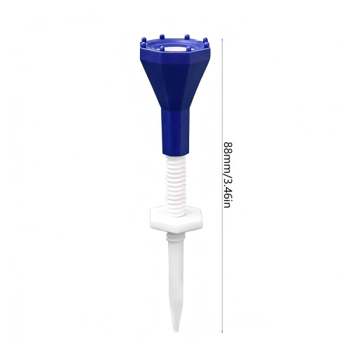 6Pcs Premium Golf Tees Flexible Height Adjustment Wind Resistant 2