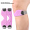 Silicone Patella Knee Brace Adjustable Knee Support-Purple 4