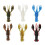 25PCS Crayfishs Lure Shrimp Baits Artificial Lure Swimbait Soft 1