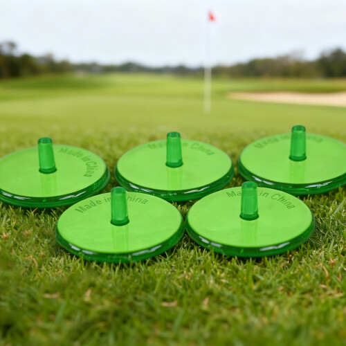 50pack Assorted Color Plastic Golf Position-Transparent Blue 1