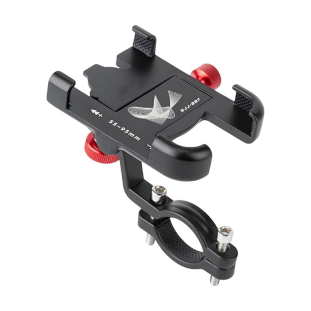 Motorcycle Phone Mount, Scooter Handlebar Phone Mount, 360 Degree Rotation Anti Slip Cellphone Navigation Stand, Ideal For Road Biking 9050643954599