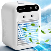 Personal Cooling Fan with Humidifier, Portable Air Conditioner – 2 Spray Modes & 2 Speeds, 2000mAh Rechargeable Battery