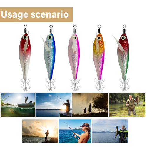 Artificial Shrimp Cuttlefish Hard Fishing Baits Lures for-004 2