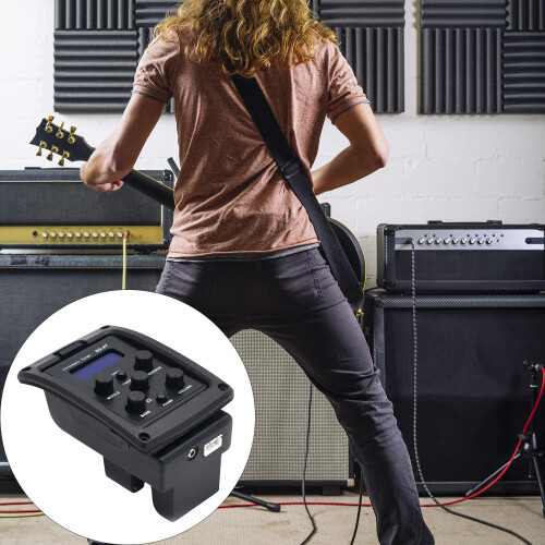 Guitar EQ Equalizer Quick Tuning 4 Band Acoustic Guitar Preamp 1