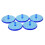 50pack Plastic Golf Markers Visible On Turfs-Transparent Yellow 4