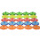 50pack Plastic Golf Markers Visible On Turfs-Transparent Yellow 6