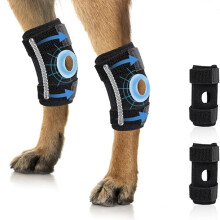 2er-Pack Kniebandage für Hunde, Gelenkschutz, Beinschutz, Genesungshilfe – 14 cm L x 12,5 cm B, Größe L