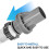 Sterke ABS-slangverbinding met schroefdraad voor 4