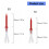 Flexibele plastic golf oefenapparatuur Plastic golf tees-70MM 4