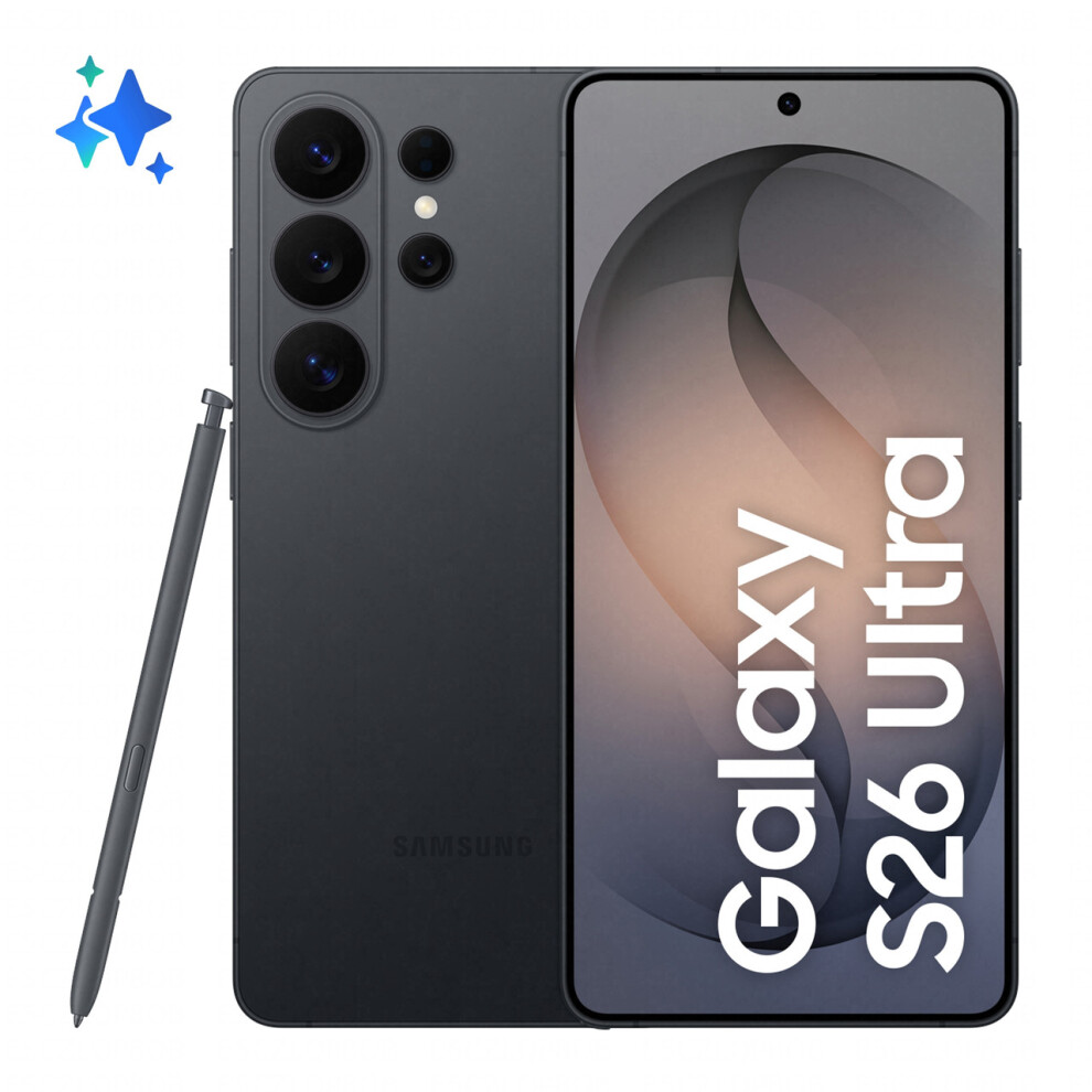 Samsung Galaxy S26 Ultra 17.5 Cm (6.9") Dual Sim Android 16.0 5G Usb Type-C 16 Gb 1 Tb 5000 Mah Black