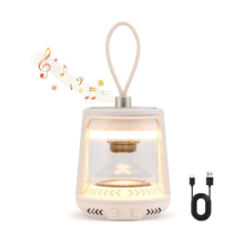 Wiederaufladbare Campinglampe, dimmbare Outdoor-Campingleuchte mit 3 Lichtfarben und RGB-Modus, wasserdichte Campinglaterne (IPX5) mit d