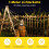 2-in-1 Solar Powered Camping String Lights & Lantern – Waterproof LED Atmosphere & Emergency Lighting 5