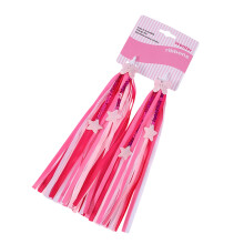 Fashion Bike Handlebar Streamers Bike Tassels Ribbon-pink