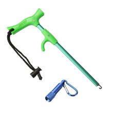 Fishing Portables Aluminum Tube Hook Detacher Portables-Green